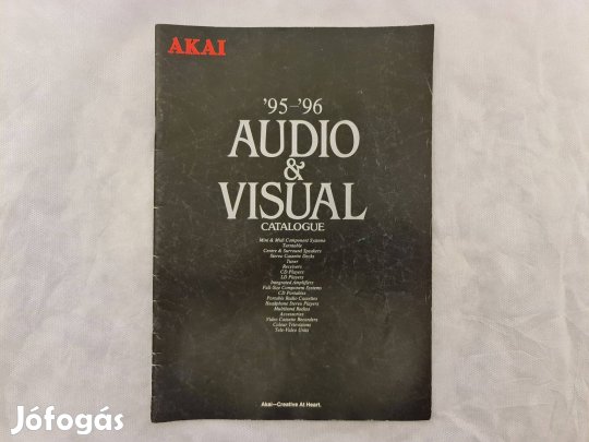 Akai katalógus benne gx-75mkll kazettás magnó deck