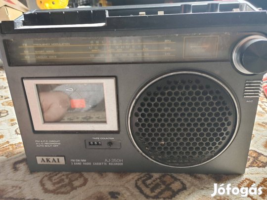 Akai rádiós magnó ismeretlen fellelt állapot