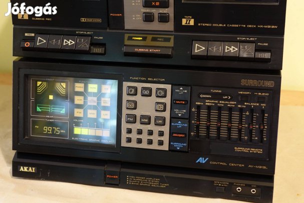 Akai szett erősítő deck tuner