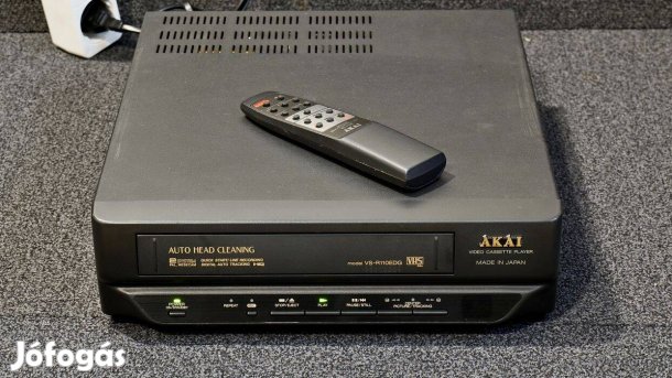 Akai videomagnó felvevős + távirányító