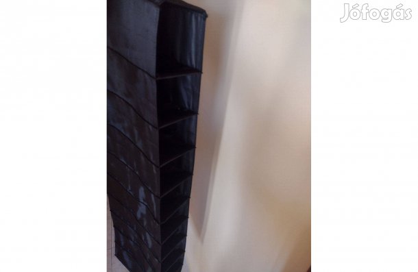 Akasztós cipőtartó felakasztható fekete cipő tároló