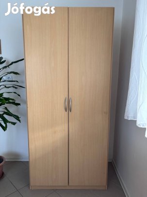 Akasztós polcos szekrény / 2 ajtós gardrob kétajtós ruhásszekrény