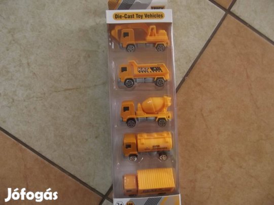 Akció 29. 5 Db-os Sárga Munkagép Szett Új Bontatlan