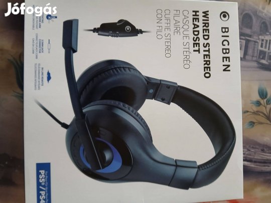Akció 31. Ps4 Ps5 Bigben Stereo Gaming Headset Új Bontatlan