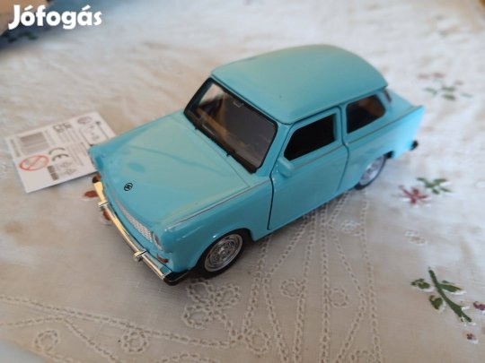 Akció 65. Fém Kisautó Trabant Kék Új Termék