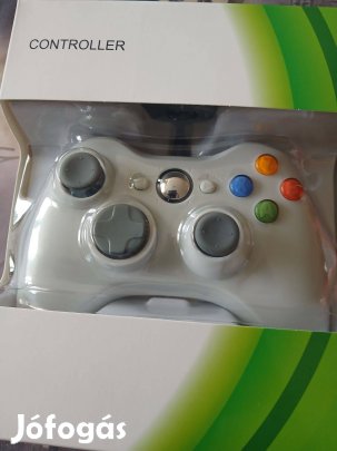 Akció 69. Xbox 360 Pc Fehér Vezetékes Controller Új Bontatlan :