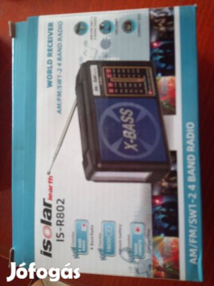 Akció 70. Isolar R802 Rádió Új Bontatlan