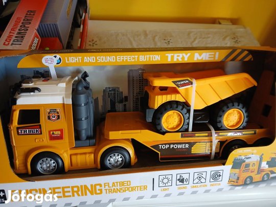 Akció 75. Truck Top Power Kamion + Dömper Új Bontatlan