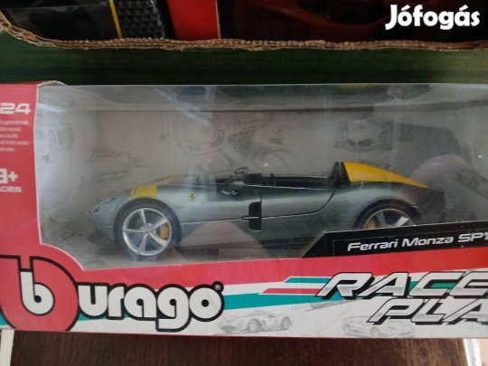 Akció Bburago 1.24 Ferrari Monza Sp1 Fém Kisautó Új Bontatlan