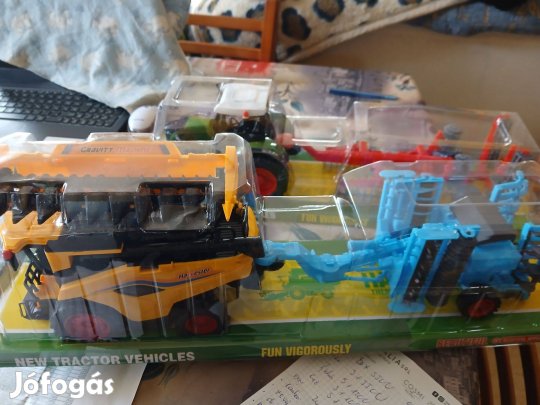 Akció Kombájn + Boronázos Potkocsi Új Bontatlan :