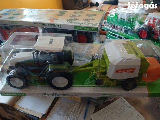 Akció Nagy Körbálázos Traktorszett Új Bontatlan :