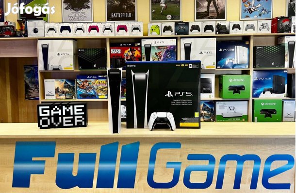 Akció Playstation 5 PS5 Digital 825GB Garanciával üzletből akciós áron