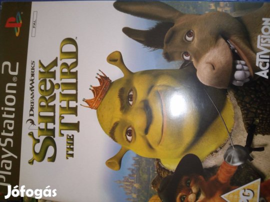 Akció Ps2 Eredeti Játék : 48. Shrek The Third ( karcmentes)