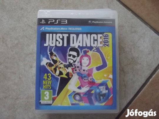 Akció Ps3 Eredeti Játék : 98. Move Just Dance 2016 ( karcmentes)