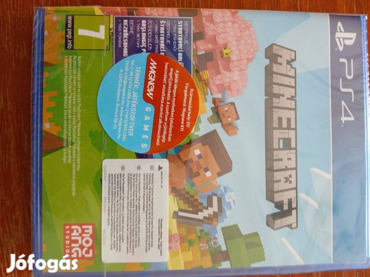 Akció Ps4 Eredeti Játék : 37. Minecraft + 700 Token Új Bontatlan