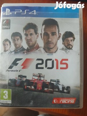Akció Ps4 Eredeti Játék : 55. F1 2015 ( karcmentes)