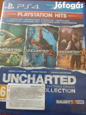 Akció Ps4 Eredeti Játék : Uncharted The Nathan Drake Collection 3 db j