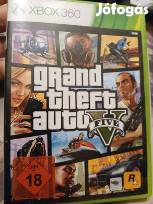 Akció Xbox 360 Eredeti Játék: 15. Grand Theft Auto 5 ( karcmentes)