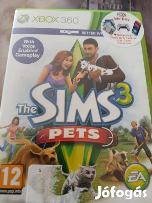 Akció Xbox 360 Eredeti Játék : 52. The Sims 3 Pets ( karcmentes)
