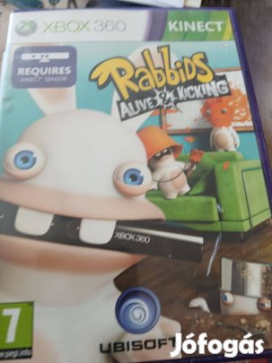 Akció Xbox 360 Eredeti Játék : 68. Kinect Rabbids Alive § Kicking ( k