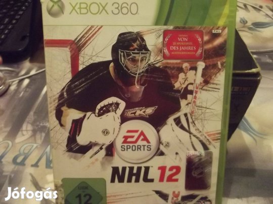 Akció Xbox 360 Eredeti Játék : NHL 12 ( karcmentes)