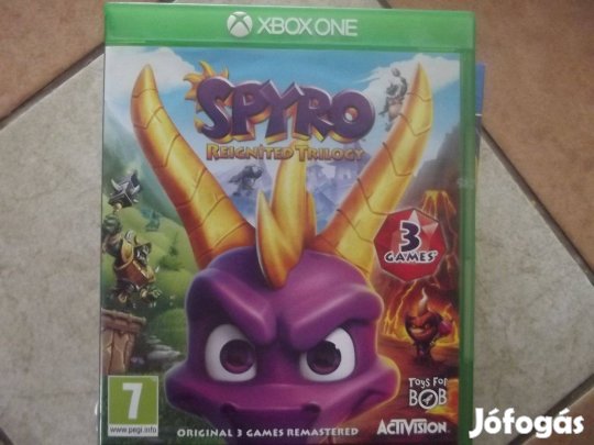 Akció Xbox One Eredeti Játék : Spyro Reignited Trilogy 3 Játék ( kar