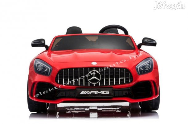 Akció! 12V-os piros Mercedes AMG GT R 2 személyes elektromos kisautó