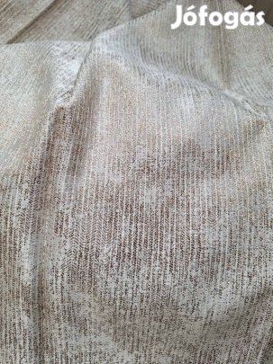 Akció! Bézs-arany dekor függöny (12m x 290 cm)