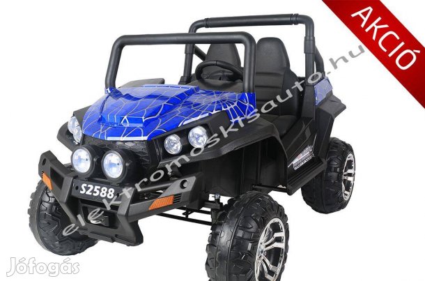 Akció! Buggy XXL 24V-os 2személyes lakk kék eredeti elektromos kisautó