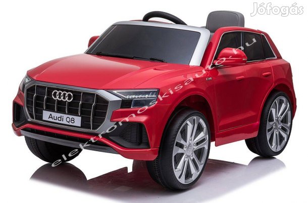 Akció! Eredeti AUDI Q8 licenc 12V-os 1 személyes elektromos kisautó