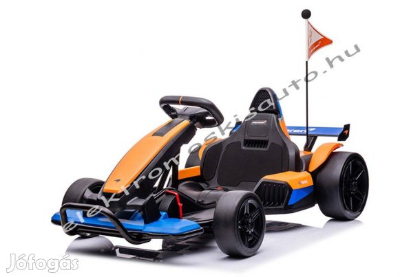 Akció! Eredeti Mclaren licenc Drift gokart 24V-os elektromos kisautó