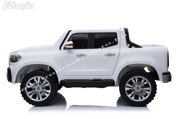 Akció! Eredeti Mercedes Benz X Class 12V-os fehér elektromos kisautó