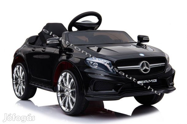 Akció! Fekete Mercedes Benz GLA 45 AMG 12V-os elektromos kisautó