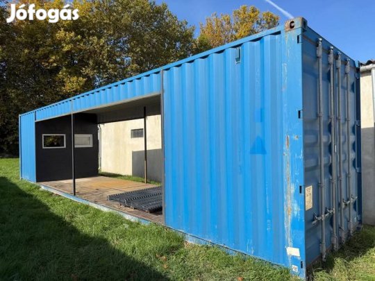 Akció! Iroda + raktár konténer eladó berendezett irodákkal