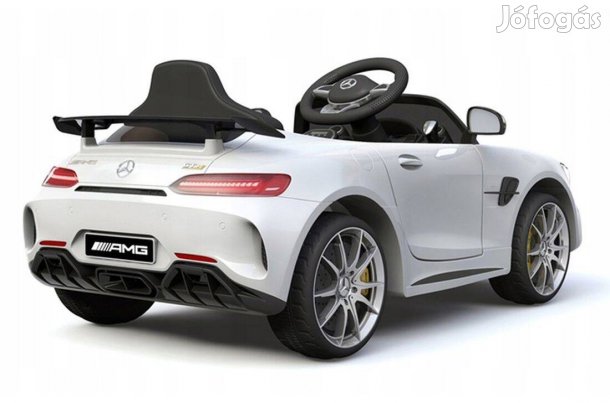 Akció! Mercedes AMG GT R 12V fehér 1 személyes elektromos kisautó
