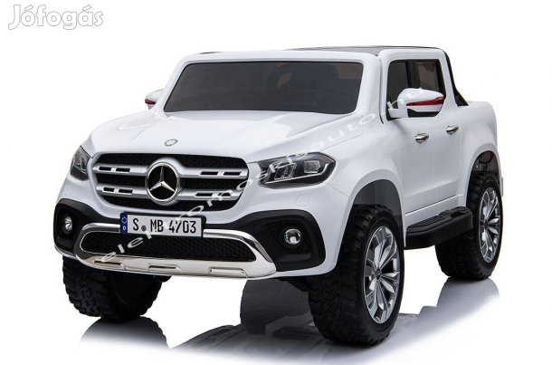 Akció! Mercedes Benz X Class 12V fehér 2 személyes elektromos kisautó