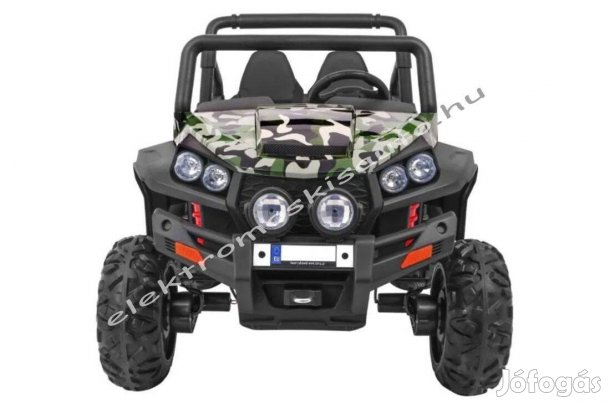 Akció! Nagy kétszemélyes Buggy XXL 24V terepmintás elektromos kisautó