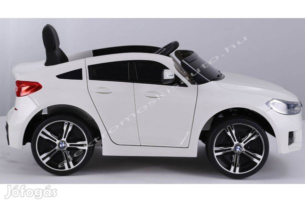 Akció! New BMW GT 12V-os fehér 1 személyes elektromos kisautó