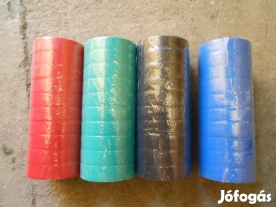 Akció! PVC szigetelőszalag 18mm/19,3m Akció! Már csak piros színben!