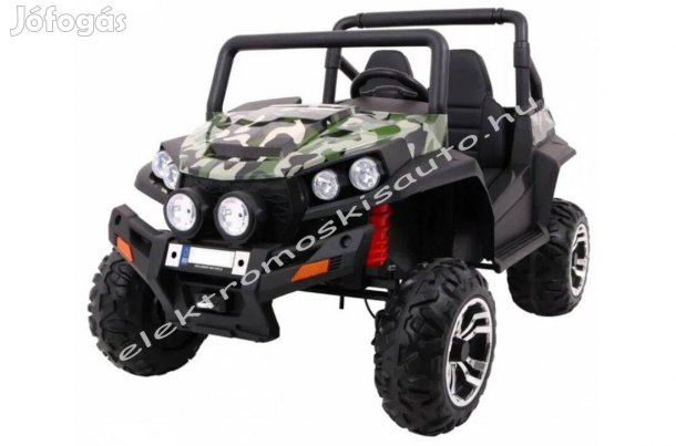 Akció! Terepmintás Buggy XXL 24V-os 2szem. eredeti elektromos kisautó