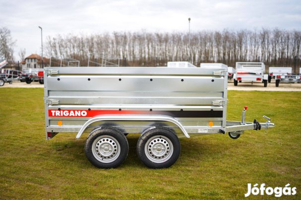 Akció! Új utánfutó (233x132cm) + dupla oldalfal + rendszám 767.000 Ft