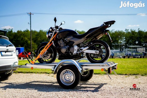 Akció - Kecskeméten rendszámmal új motorszállító utánfutó 518.000 Ft