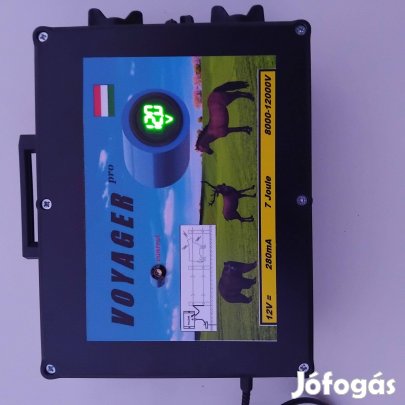 Akció!! Voyager villanypásztor 2év garanciával 230/12V 7Joule