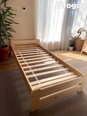 Akció!!! 90X200 borovi fenyő ágy Fa Ágyráccsal!!!