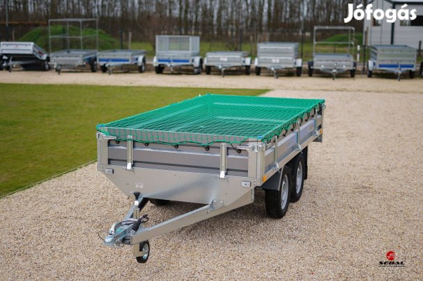 Akció - új alsókerekes utánfutó (750kg) +rendszám +háló 849.000 Ft!