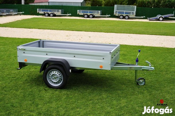 Akció - új német utánfutó (2x1m - 750kg) most bruttó 359.000 Ft