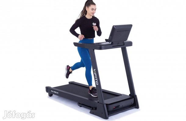 Akciós áron! Új, közepes méretű futópad futógép okos funkcióval!