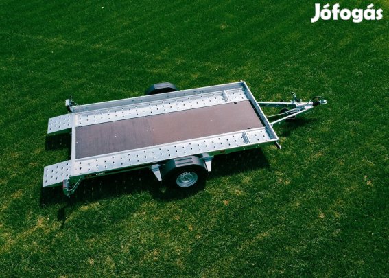 Akciós autószállító utánfutó (350x180cm) most bruttó 1.199.000 Ft