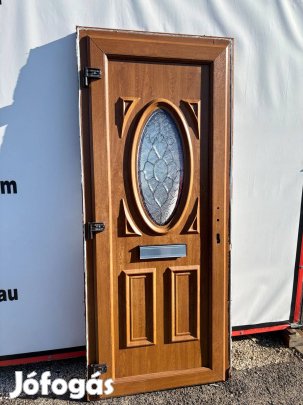 Akciós olcsó bontott műanyag bejárati ajtók 60.000,- Ft-ért 90 x 210