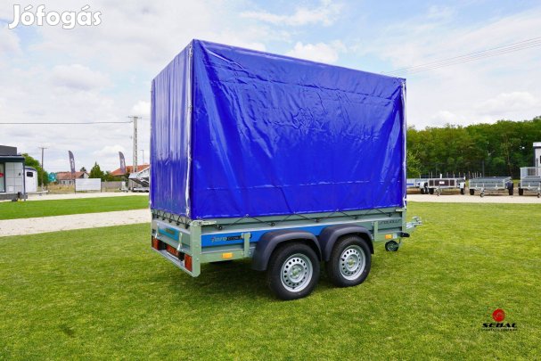 Akciós új 263cm-es utánfutó (750kg) ponyvával most 858.000 Ft